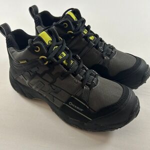 Icebug Valan-L BUGrip Hiking Boots Womens 7 Black Grey Waterproof Studded Nordic